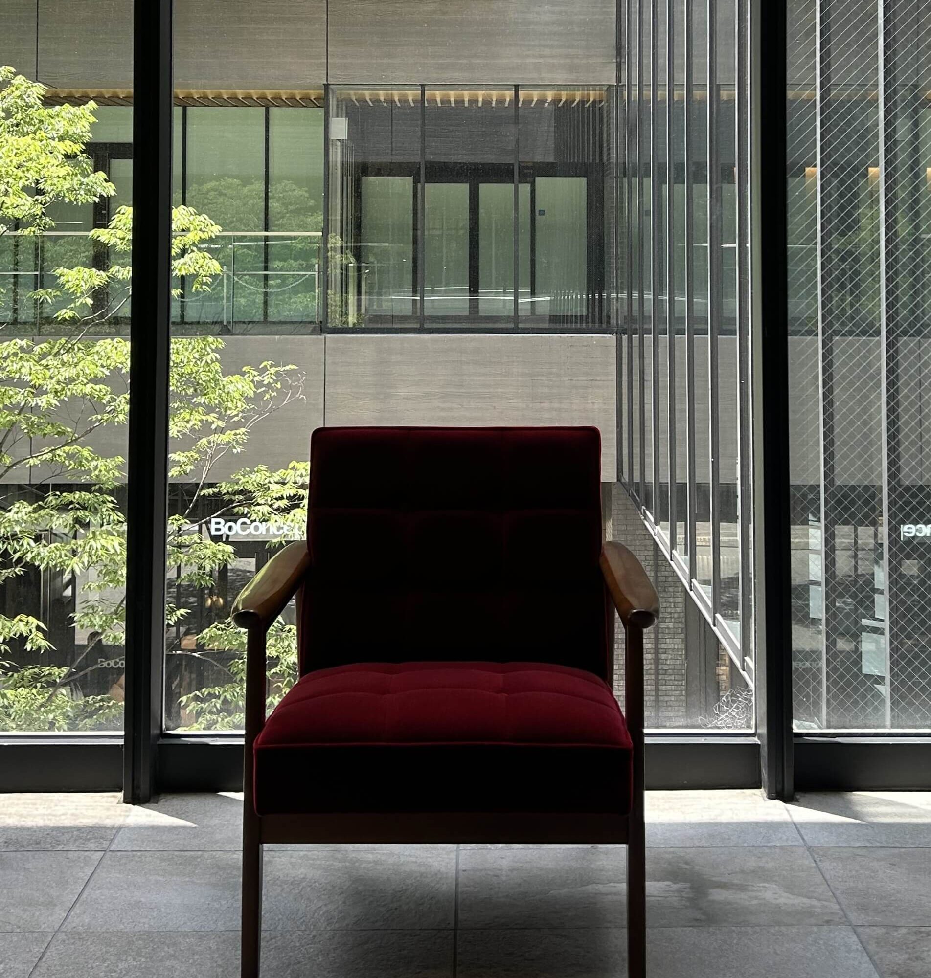 Kチェア1シーター 名古屋プレミアムモケットレッド